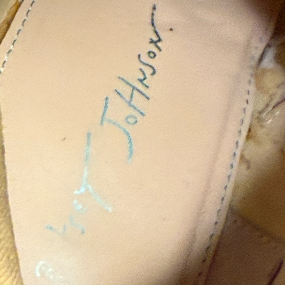 Betsey Johnson Pre-Loved Sz 9 Glittering Silver Rhinestone Heeled Boots (SH037) - Picture 9 of 9